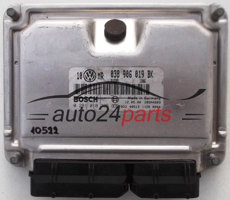 KOMPUTER STEROWNIK SILNIKA VW VOLKSWAGEN PASSAT 1.9 TDI ATJ 038906019BK, 038 906 019 BK, BOSCH 0 281 010 305, 0281010305, DIESEL 1306, 28SA4603 