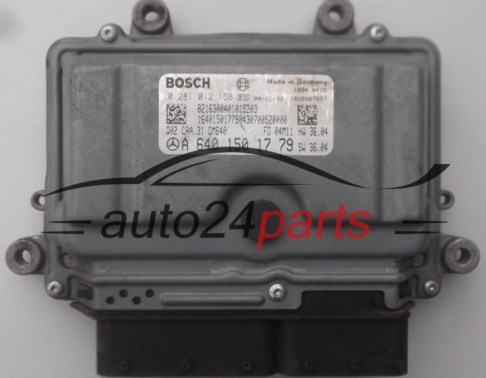 CALCULATEUR MOTEUR MERCEDES A 160 CDI BOSCH 0 281 012 158, A 640 150 17 79