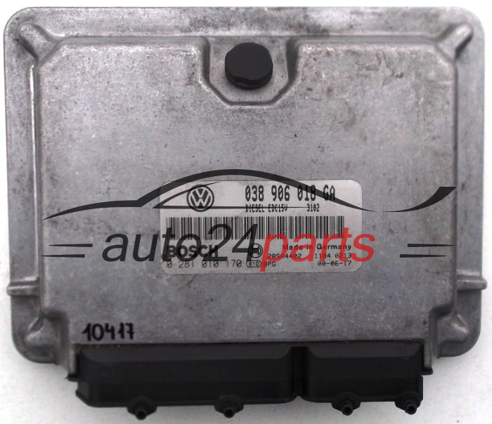 KOMPUTER STEROWNIK SILNIKA VW VOLKSWAGEN PASSAT 1.9 TDI 038 906 018 GA, 038906018GA, BOSCH 0 281 010 170, 0281010170