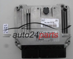 CALCULATEUR MOTEUR AUDI Q5 2.0 TDI BOSCH 0 281 017 833, 0281017833, 03L 906 018 ML, 03L906018ML, EDC17C46