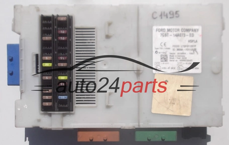 SKRZYNKA BEZPIECZNIKOW MODUL FORD DELPHI 28130624, 7G9T-14A073-ED, 7G9T14A073ED 