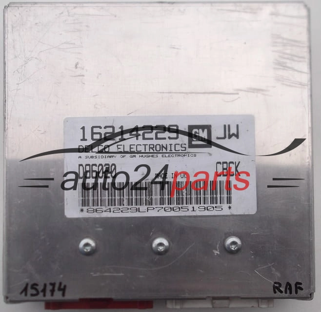 KOMPUTER STEROWNIK SILNIKA OPEL ASTRA 1.6 X16XEL 16214229 JW