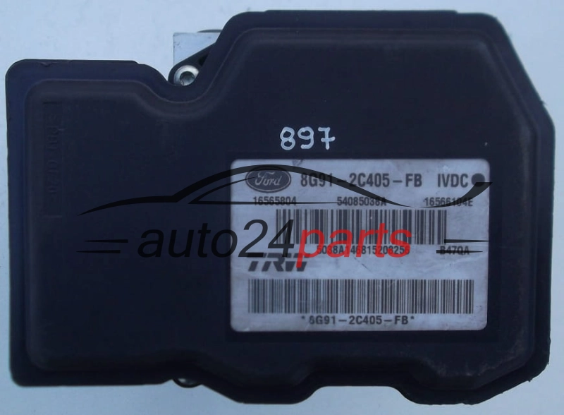 Abs pompa i sterownik FORD MONDEO 2.0 TDCI 8G912C405FB 16565804 54085038A 16566104E