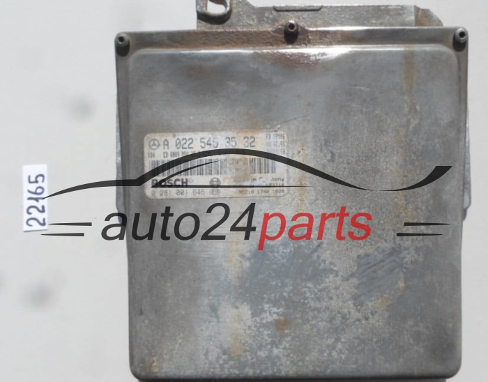 MOTORSTEUERGERÄT ECU STEUERGERAT MERCEDES SPRINTER 2.9 TD BOSCH 0 281 001 646, 0281001646, A 022 545 35 32, A0225453532