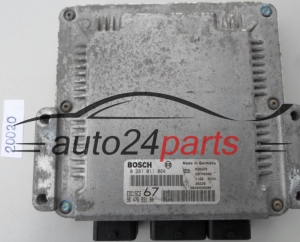 KOMPUTER STEROWNIK SILNIKA CITROEN XSARA PICASSO 2.0 HDI BOSCH 0 281 011 084, 0281011084, 96 476 931 80, 9647693180, EDC15C2 67