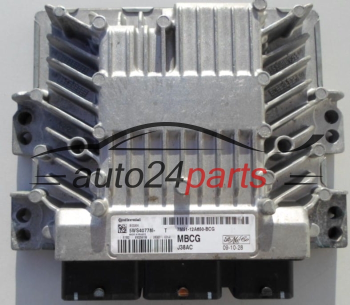 ECU CENTRALITA DE MOTOR  FORD 1.8 TDCI SIEMENS 5WS40778I-T,  FoMoCo 7M51-12A650-BCG