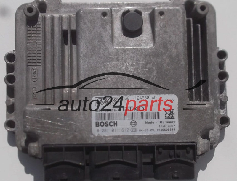 ECU CENTRALITA DE MOTOR  FORD 1.6 TDCI BOSCH 0 281 011 612, FoMoCo 5S61-12A650-AD