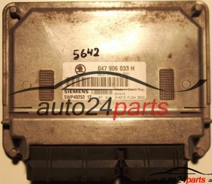 ECU CENTRALITA DE MOTOR SKODA FABIA 1.4 MPI AME 047 906 033H, 047906033H, SIEMENS 5WP40252 12 