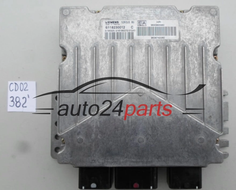 CITROEN S118230012 C, S118230012C, 9645865980, SIRIUS 81