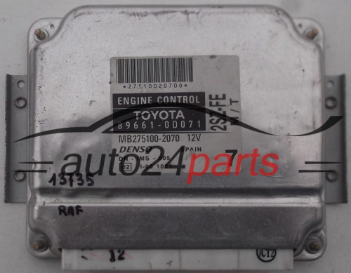 KOMPUTER STEROWNIK SILNIKA TOYOTA YARIS 1.3 2SZ-FE 896610D071
