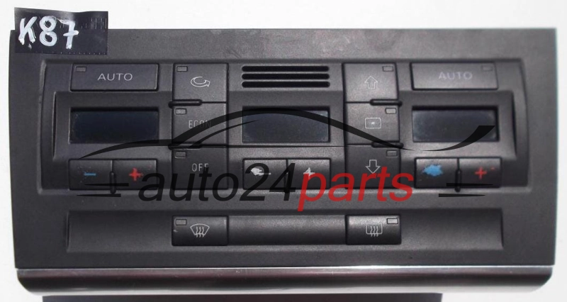 PANEL OGRZEWANIA STEROWNIK NAWIEWU REGULATOR KLIMATRONIK AUDI A4 S4 RS4 8E0 820 043 H, 8E0820043H