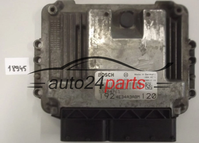KOMPUTER STEROWNIK SILNIKA FIAT ALFA ROMEO 1.9 JTD BOSCH 0 281 012 862, 0281012862, 55204761