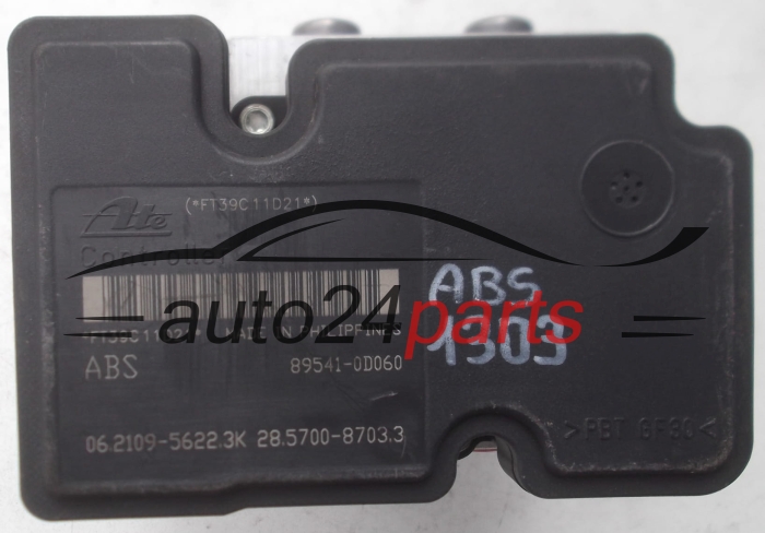 ABS POMPA I STEROWNIK TOYOTA YARIS 44510-0D110, 445100D110, ATE 06.2102-1211.4, 06.2109-5622.3K, 06210956223K, 28.5700-8703.3, 28570087033