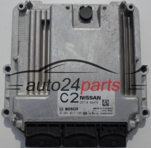 MOTORSTEUERGERÄT ECU STEUERGERÄT  NISSAN QASHQAI 2.0 DCI BOSCH 0 281 017 185, 0281017185, 23710 BB47A, 23710BB47A  