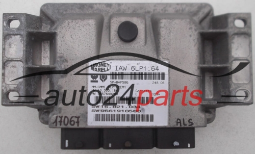 CALCULATEUR MOTEUR CITROEN PEUGEOT 2.0 16V MAGNETI MARELLI IAW 6LP1.64, IAW6LP164, 16.560.184, 16560184, 9657649280, 16.821.034, 9661910580