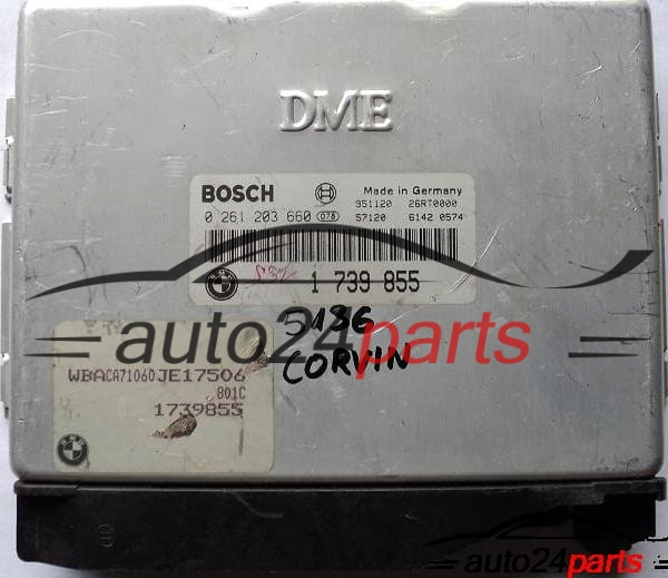ECU CENTRALITA DE MOTOR BMW 3 E36 316 BOSCH 0 261 203 660, 0261203660, 1 739 855, 1739855 