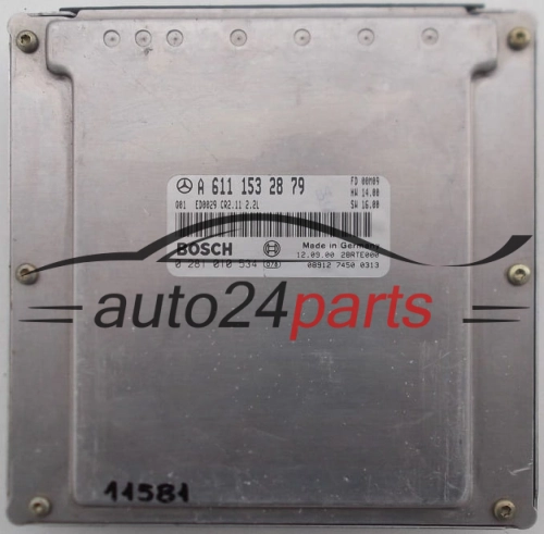 KOMPUTER STEROWNIK SILNIKA MERCEDES W210 BOSCH 0 281 010 534, 0281010534, A 611 153 28 79, A6111532879 - 