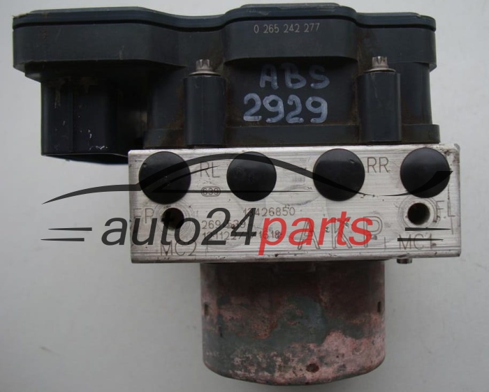 POMPE HYDRAULIQUE ET CALCULATEUR d'ABS OPEL MERIVA 13426850, 0 265 242 277, 0265242277, 0265956075