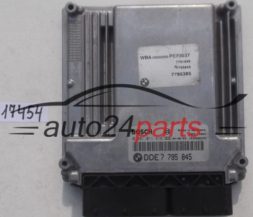 MOTORSTEUERGERÄT ECU STEUERGERÄT BMW BOSCH 0 281 011 416
