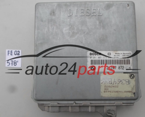 CALCULATEUR MOTEUR BMW 5 E39 525 TDS BOSCH 0281001373, 0 281 001 373, 2247072