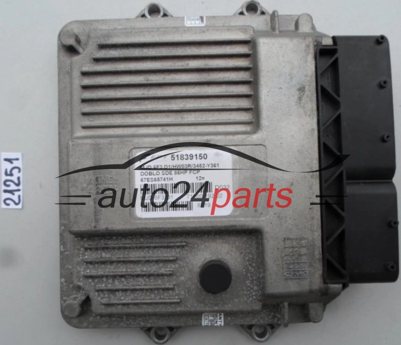 FIAT DOBLO 1.3 JTD MAGNETI MARELLI MJD 6F3.D1, MJD6F3D1, FPT 51839150, 71600.192.02, 7160019202 
