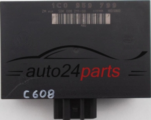 CENTRALKA MODUL STEROWNIK KOMFORTU VW SEAT SKODA 1C0959799, 1C0 959 799, HELLA 5DK008211-00, 5DK 008 211-00 -   