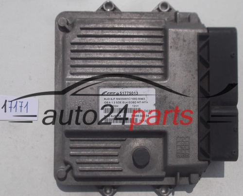 MOTORSTEUERGERÄT ECU STEUERGERAT FIAT IDEA LANCIA 1.3 JTD MAGNETI MARELLI MJD 6JF.M4, MJD6JFM4, FPT 51775013, 71600.045.04, 7160004504