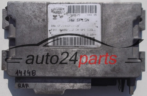 CALCULATEUR MOTEUR FIAT PUNTO MAGNETI MARELLI IAW 6F.SN, IAW6FSN, 46421095, 61602.051.04, 6160205104