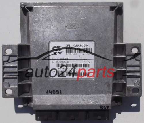 CALCULATEUR MOTEUR PEUGEOT CITROEN MAGNETI MARELLI IAW 48P2.72, IAW48P272, 16.623.004