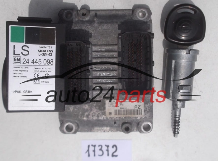 KOMPUTER STEROWNIK SILNIKA OPEL AGILA 1.0 Z10XE BOSCH 0261207422