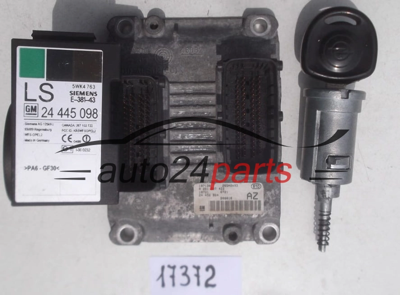 KOMPUTER STEROWNIK SILNIKA OPEL AGILA 1.0 Z10XE BOSCH 0261207422