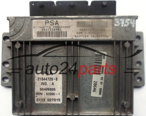 CALCULATEUR MOTEUR CITROEN XSARA PICASSO 1.8 Sagem 21644729-8, 216447298, PSA 9641338980, 9632727280-02 