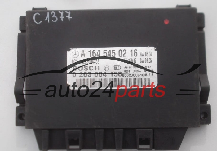 CENTRALKA MODUL PARKTRONIK PDC MERCEDES ML BOSCH 0 263 004 158, 0263004158, A 164 545 02 16, A1645450216