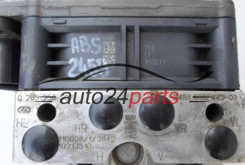 ABS POMPA BMW 5 BOSCH 0 265 250 507, 0265250507, 34516785442-03, 3451678544203, 0265960428