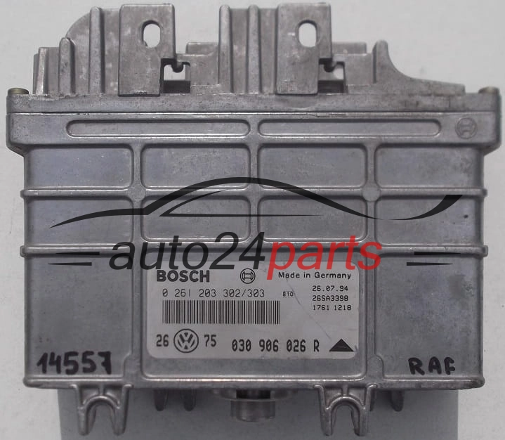 KOMPUTER STEROWNIK SILNIKA VW VOLKSWAGEN GOLF VENTO 1.4 ABD BOSCH 0 261 203 302/303