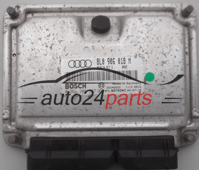 ECU CENTRALITA DE MOTOR AUDI TT 1.8T 1.8 TURBO BAM 8L0906018M, 8L0 906 018 M, BOSCH 0261206797, 0 261 206 797 