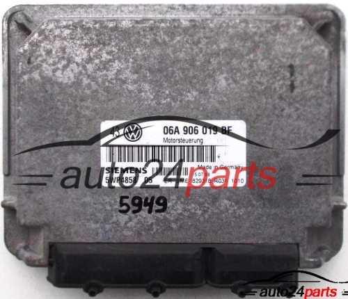 ECU CENTRALITA DE MOTOR VW VOLKSWAGEN GOLF 1.6 06A906019BF, 06A 906 019 BF, SIEMENS 5WP4858 04 
