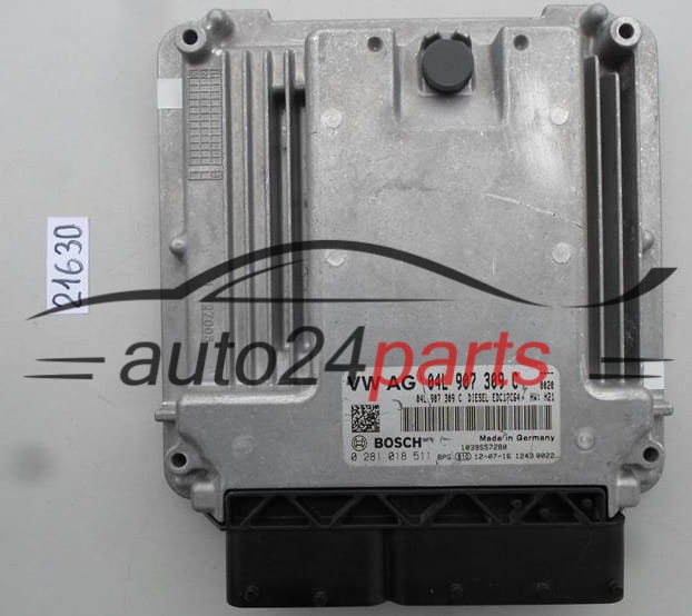 IMMO OFF Centralita de motor VW VOLKSWAGEN GOLF BOSCH 0281018511 / 04L907309C EDC17C64