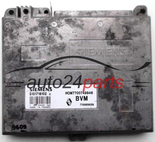 KOMPUTER STEROWNIK SILNIKA RENAULT CLIO 1.4, SIEMENS S101718102 C