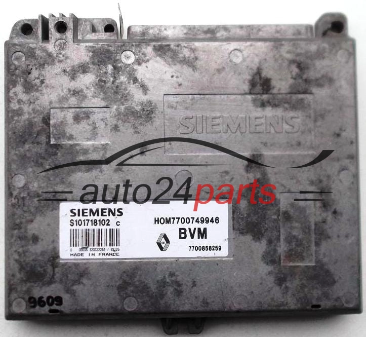 KOMPUTER STEROWNIK SILNIKA RENAULT CLIO 1.4, SIEMENS S101718102 C