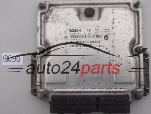 KOMPUTER STEROWNIK SILNIKA CHRYSLER VOYAGER 2.8 CRD BOSCH 0 281 012 121, 0281012121, P05094285AC -