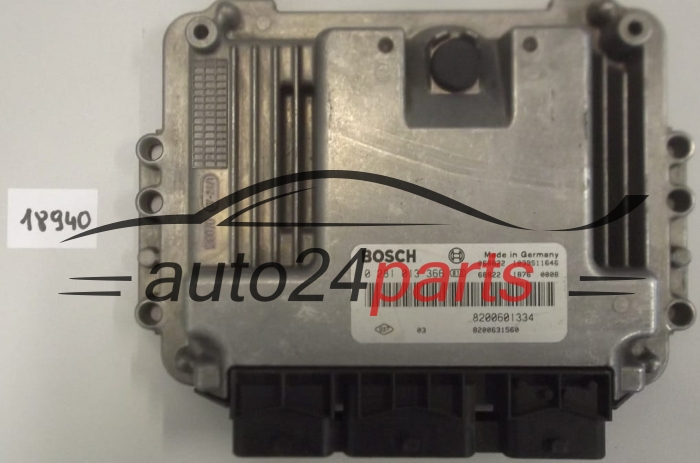 KOMPUTER STEROWNIK SILNIKA RENAULT SCENIC 1.9 DCI BOSCH 0 281 013 366, 0281013366, 8200601334, 8200631560