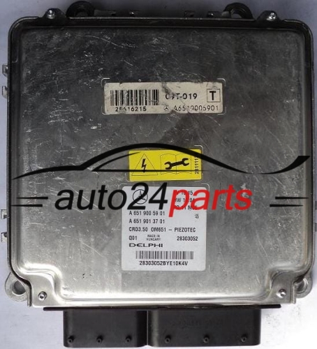 ECU CENTRALITA DE MOTOR MERCEDES A6519005901, 6519005901, A6519013701