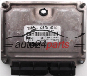 KOMPUTER STEROWNIK SILNIKA VW VOLKSWAGEN PASSAT 1.9 TDI 038906019KC, 038 906 019 KC, BOSCH 0281011204, 0 281 011 204, DIESEL EDC15P+ 4896 -  6287, 6305, 8616, 9329, 985