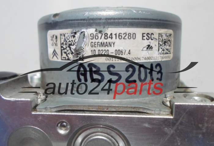 BOMBA HIDRAULICA Y CENTRALITA ABS CITROEN PEUGEOT 9678416280, ATE  10022000674