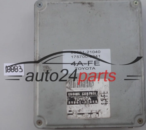 KOMPUTER STEROWNIK SILNIKA TOYOTA CARINA 89661-21040, 8966121040, 175700-6341, 1757006341