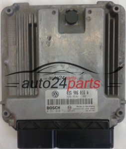 MOTORSTEUERGERÄT ECU STEUERGERÄT VW VOLKSWAGEN TOURAN 1.9 TDI 03G 906 016 A, 03G906016A, BOSCH 0 281 010 731, 0281010731, DIESEL EDC16U1 5032, 1039S02193