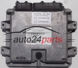 KOMPUTER STEROWNIK SILNIKA FIAT DOBLO PUNTO 55196524, 4100107, 6A0 3B0 00 A7, 6A03B000A7, METATRON 6A0 CNG, 6A0CNG - 14254