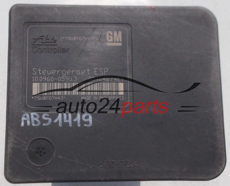 ABS POMPA I STEROWNIK OPEL ASTRA H ZAFIRA B GM  13244860, ATE 10.0206-0287.4, 10020602874, 10.0960-0590.3, 10096005903