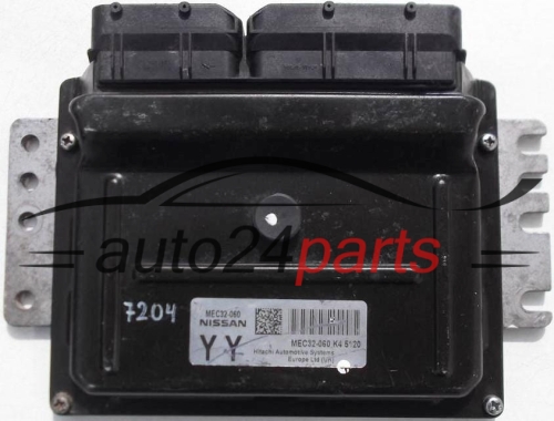 KOMPUTER STEROWNIK SILNIKA NISSAN MICRA 1.2 MEC32060, MEC32-060 YY  -  7204, 7205